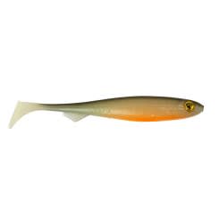 Fox Rage Slick Shad 11 cm – 4 Rubber Fish Colour: Green Pumpkin UV