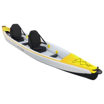 Allroundmarin Inflatable Double Kayak Tandem Force L Yellow Grey