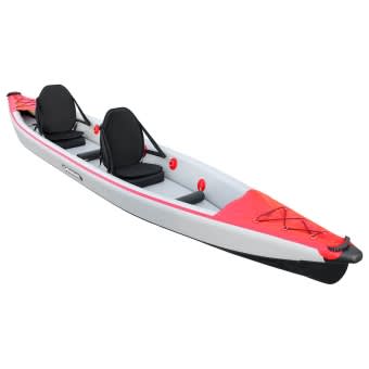 Allroundmarin Inflatable Double Kayak Tandem Force L Red Grey