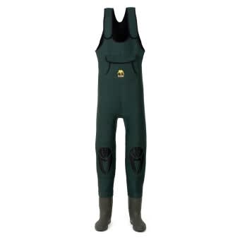 Behr Neoprene Waders High Back 4mm green with Chest pocket 