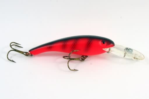 Cotton Cordell Wally Diver Wobbler fluorescent red  