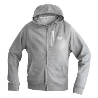 Daiwa zip jacket D-Vec Hoodie Grey 