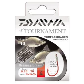 Daiwa Tournament Snelled Bream Hooks 70cm 10pcs. 