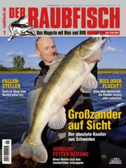 Der Raubfisch Magazin 01-2013 Januar-Februar mit DVD  