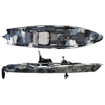 FeelFree Dorado 125 Fishing kayak Overdrive Pedal and Motor Winter Camo