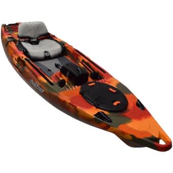FeelFree Lure 11.5 V2 Overdrive Ready Fishing Kayak Fire Camo