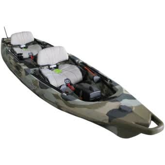 FeelFree Lure 2 Tandem Overdrive Ready Fishing Kayak Desert Camo