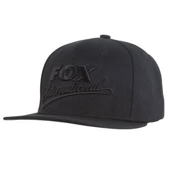 Fox International Black Snapback Cap 