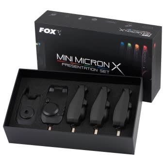 Fox Mini Micron X Bissanzeiger Sets Schwarz | 4er Set