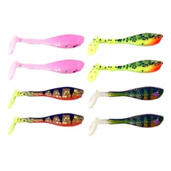 Fox Rage Micro Fry Gummifische UV Mixed Color Pack 4cm 8Stk. 