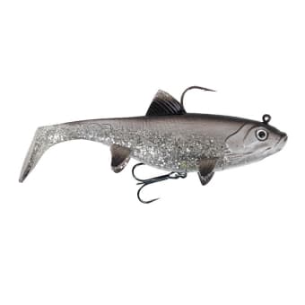 Fox Rage Replicant Wobble Gummifisch 23cm 155g Silver Bait Fish UV