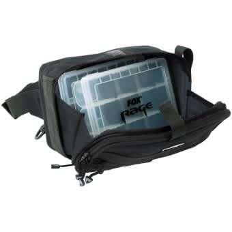 Fox Rage Tackle Belt with 2 Tackle Boxes black 