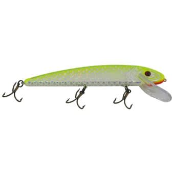Grandma Lure Silver Large Scale Chartreuse Back 