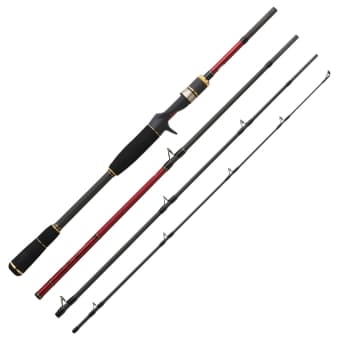 Hearty Rise Red Shadow Special Travel Rod Baitcasting Rod 2,23m 50-150g