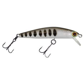 Illex Wobbler Flat Fly 50 SP White and Black Yamame  