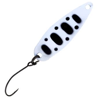 Illex Native Spoon Blinker White and Black Yamame 14g