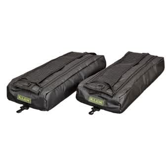 Illex Side Bags for Belly Boat Black Green