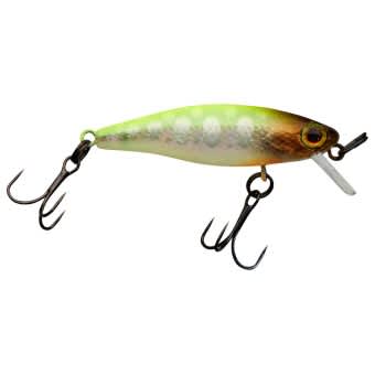 Illex Lure Tiny Fry 38 SP 1.5g suspending Chartreuse Back Yamame
