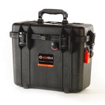 Jarocells Portable Storm Case Lithium Battery 12V 100Ah Black