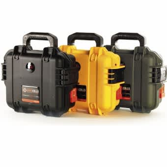 Jarocells Portable Storm Case Lithium Battery 12V 20Ah Yellow