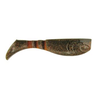 Jenzi Soft Bait Fire Action Tail Shad Brown Glitter 9cm 1 items