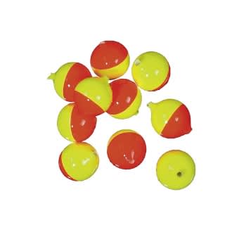 Jenzi Corky buoyancy beads for sea rigs Red Yellow | 6mm