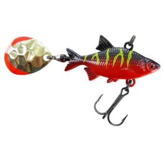 Jenzi Tail-Spinner Zink Spin-Jig 4cm Red-Perch