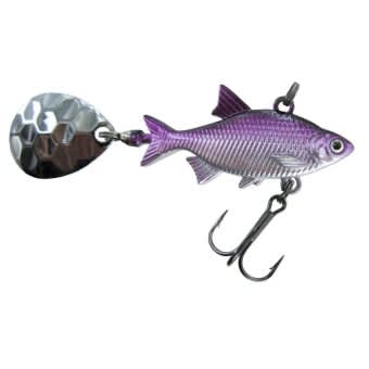 Jenzi Tail-Spinner Zink Spin-Jig 4cm Silver Pink