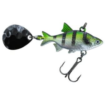 Jenzi Tail-Spinner Zink Spin-Jig 4cm Yellow Perch