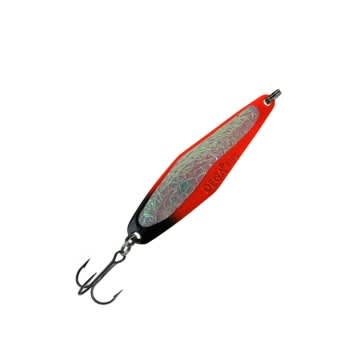 Jenzi Dega Lars Hansen Seatrout-1 Sea Trout Spoon Red Black UV with rattle 9cm 28g