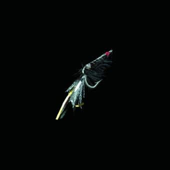 Jenzi Dega Shrimp-Fly By-catcher Black Silver #6/0