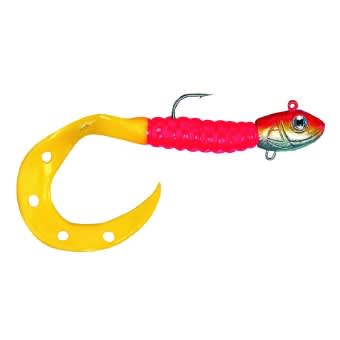 Jenzi Cod Banger Twister mounted Orange Yellow 50g