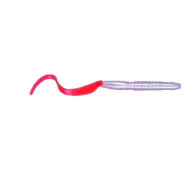 Jenzi Drop-Shot Mighty Worm Softbait 19cm pink red 