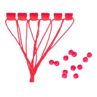 Jenzi Thread Stoppers red 6pcs. strong