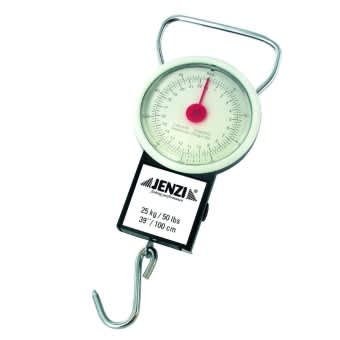 Jenzi Fish Scale 50lb 22kg with measuring tape 