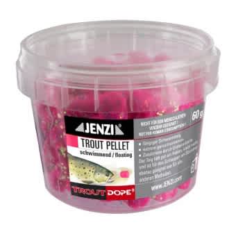 Jenzi Forellenteig Trout Pellets knetbar  rot-pink