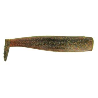 Jenzi Gummifisch Hammer Tail Shad brown glitter 15cm