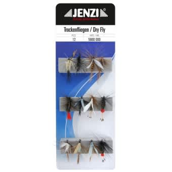 Jenzi Imitation insects Dry Flies 12pcs. 