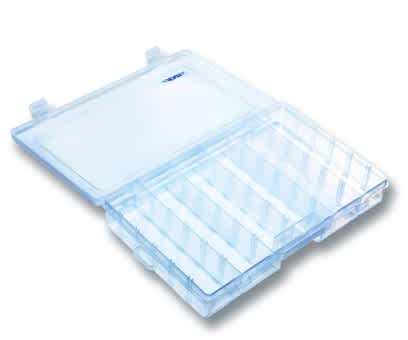 Jenzi plastic case transparent 27,3x17,6x4,4cm 