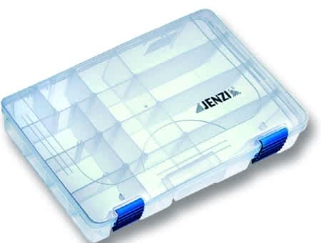 Jenzi plastic case transparent 27,5x18x4,2cm 
