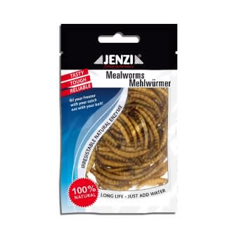 Jenzi Mealworms Natural Bait Freeze-Dried Worms 