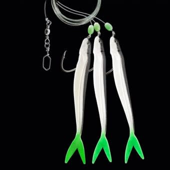 Jenzi Norway Paternoster with shads and 3 arms 160cm White Green