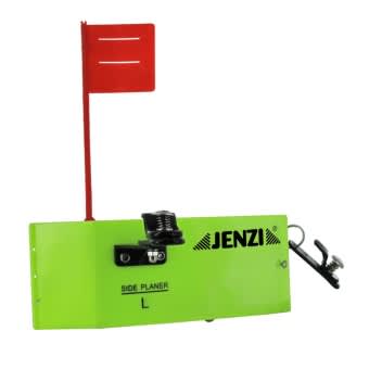 Jenzi Planer Board Side-Planer Neon green 19cm with flag 