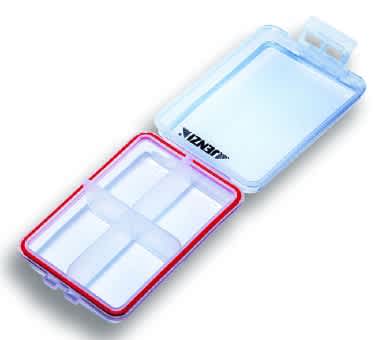 Jenzi plastic case transparent 10,5x7x2,5cm 