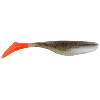 Jenzi River Shad USA-Bass Gummiköder braun orange 12cm 1 Stück