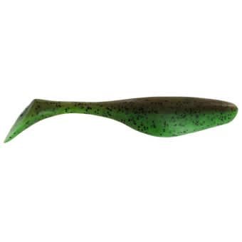 Jenzi River Shad USA-Bass Gummiköder motoröl grün 15cm 4 Stück