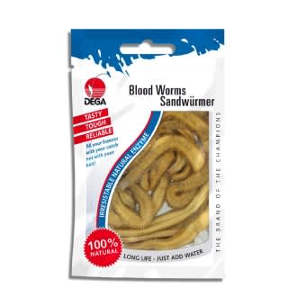 Jenzi Blood Worms Natural Bait Freeze-Dried Worms 