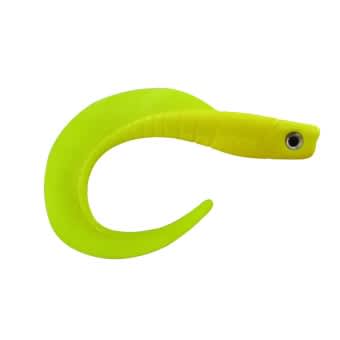 Jenzi Gummifisch Snake Tail Twister Yellow  