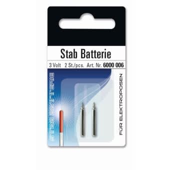 Jenzi Stabbatterie für Elektropose 3 Volt 2Stk CR322