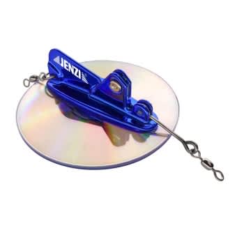 Jenzi Trolling Disc Diver Tauchscheibe verstellbar Blau 107mm